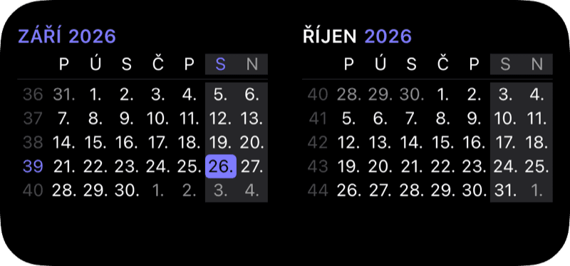 Widget měsíce