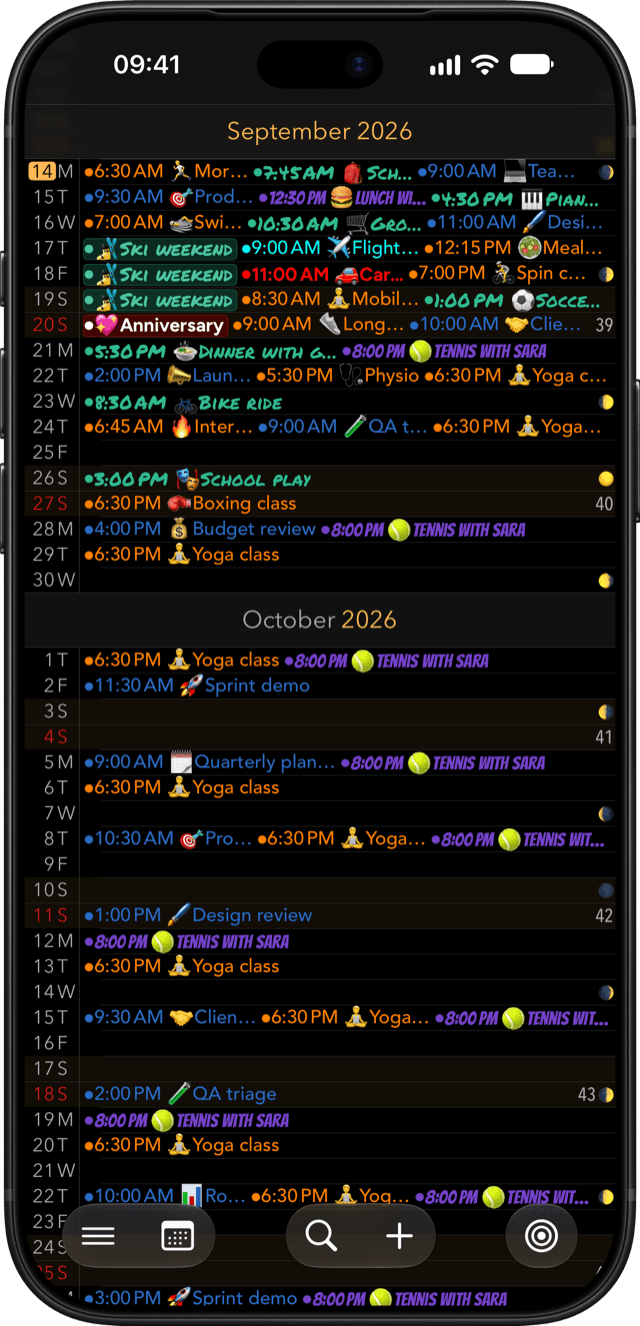 Calendar+ app