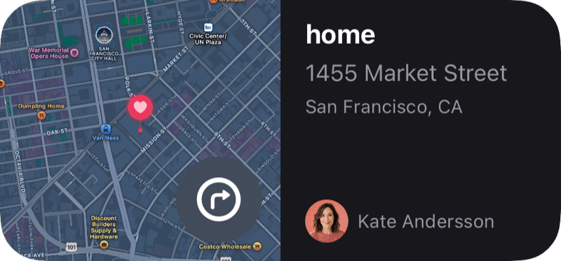Address Widget