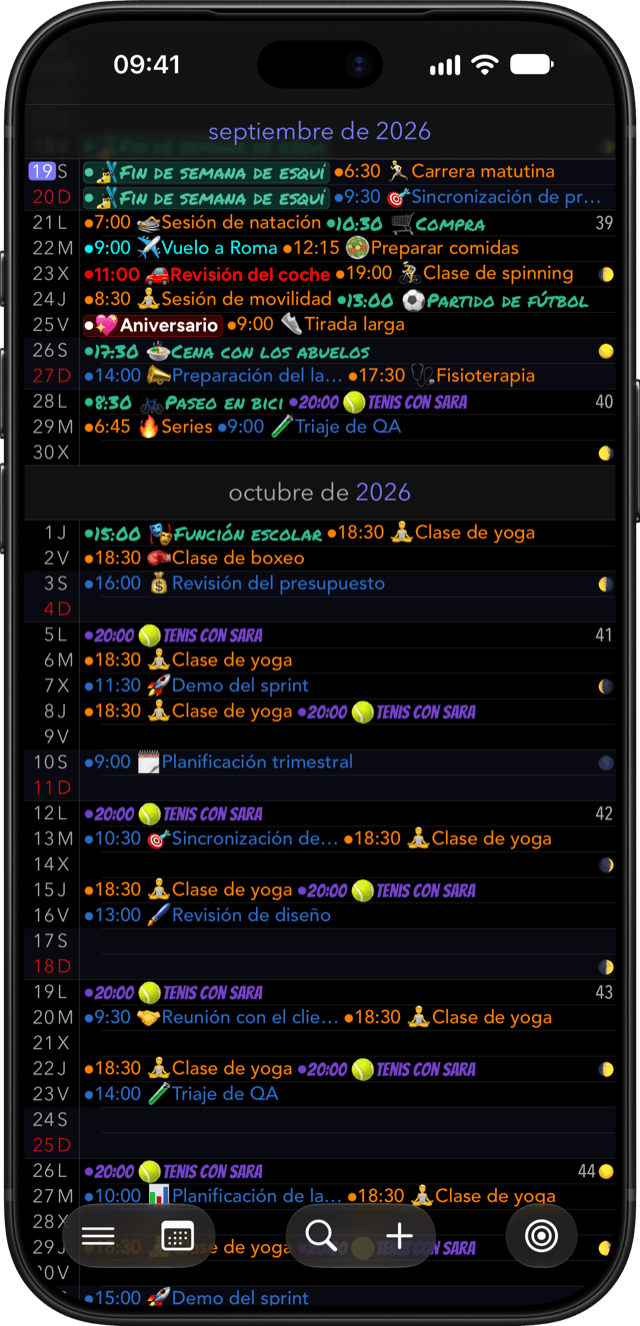 Calendario+ app