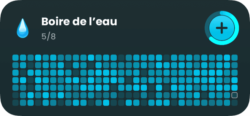 Widget d’écran d’accueil