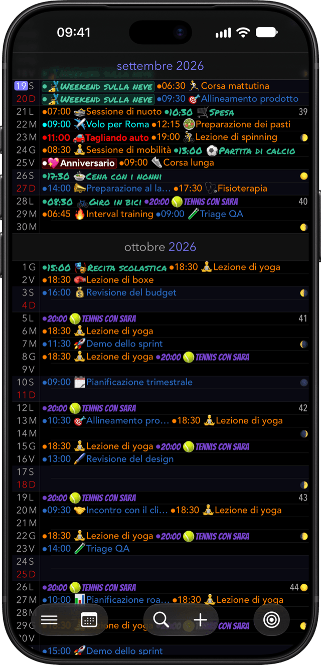 Calendario+ app