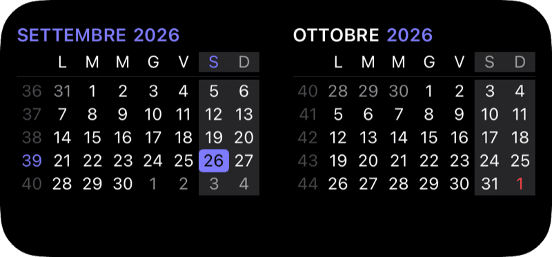 Widget mese