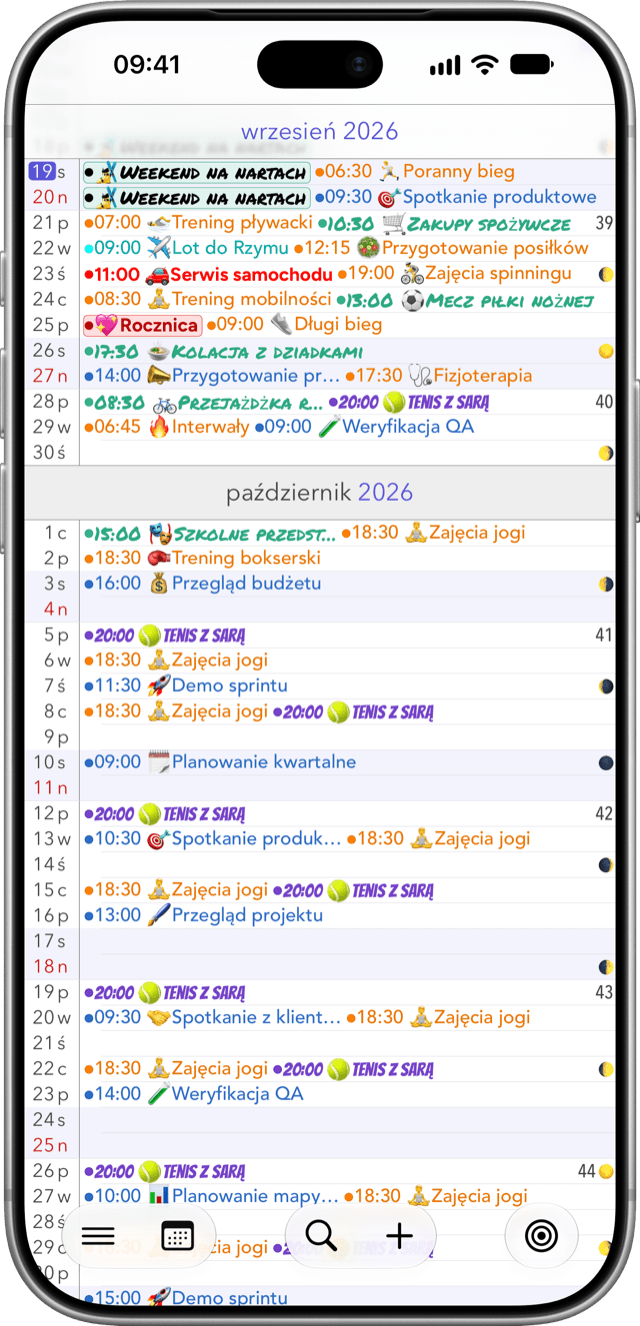 Kalendarz+ app