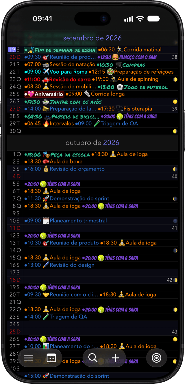 Calendário+ app