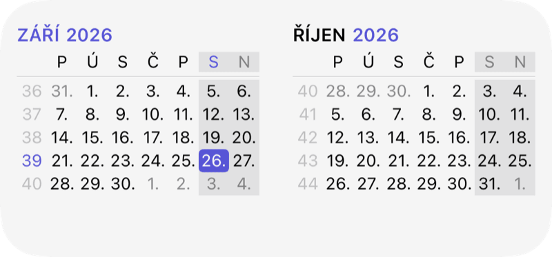 Widget měsíce