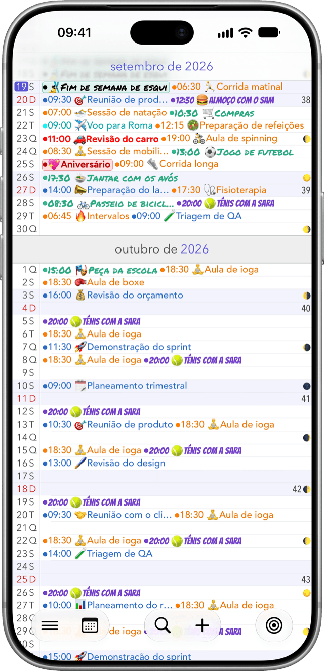 Calendário+ app
